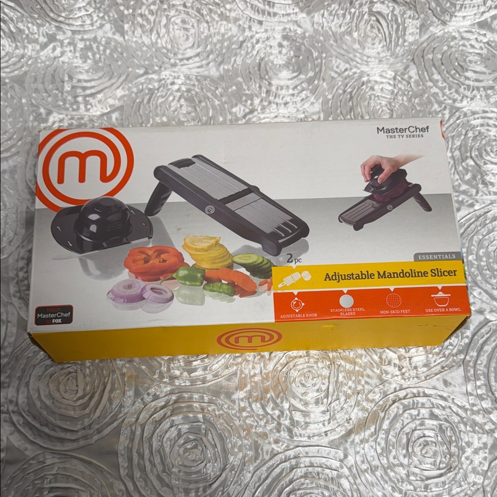 MasterChef Adjustable Mandoline Slicer - Black